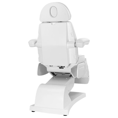 Fotel kosmetyczny do tatuażu masażu spa elektryczny 3 silniki 200 W LATINA - biały