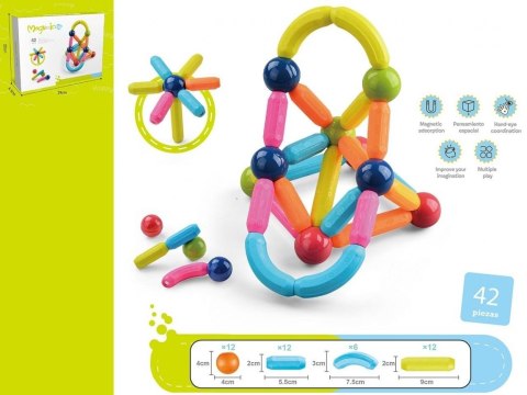 Klocki magnetyczne 42el