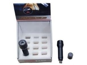 Latarka czarna USB 11cm