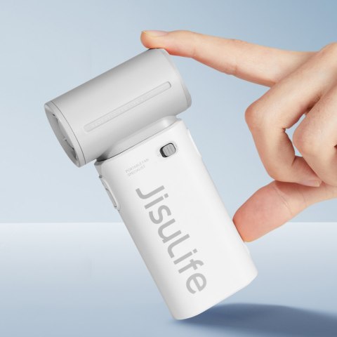 Mini dmuchawa wiatrak wentylator przenośny USB-C 3600mAh - szary