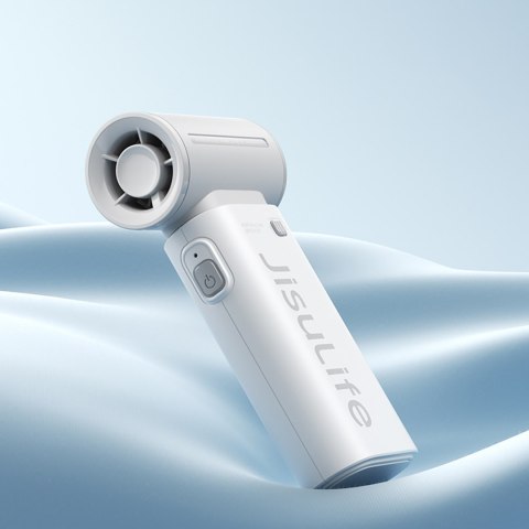 Mini dmuchawa wiatrak wentylator przenośny USB-C 3600mAh - szary