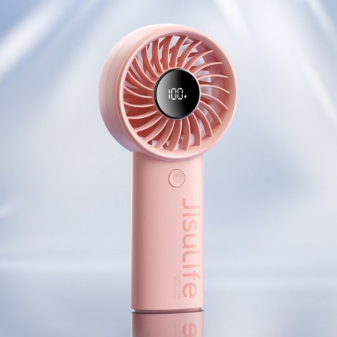 Mini wentylator wiatraczek ręczny USB-C 5000mAh - różowy