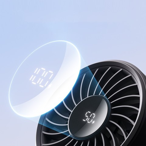 Mini wentylator wiatrak ręczny USB-C 3600mAh - czarny