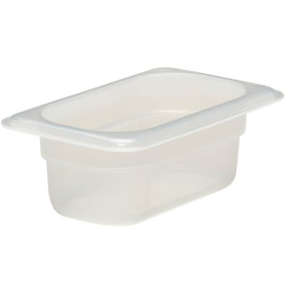 Pojemnik gastronomiczny z polipropylenu transparentny GN 1/9 wys. 65 mm 0.57 l