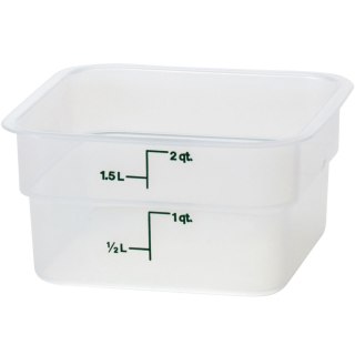 Pojemnik spożywczy CamSquare 1.9 l 185x185x100 mm - transparentny