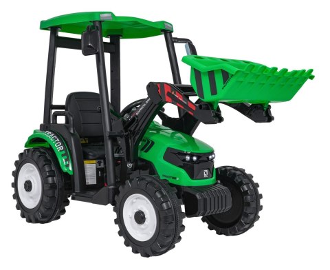 Pojazd MEGA Traktor D68 Z Przyczepką Zielony