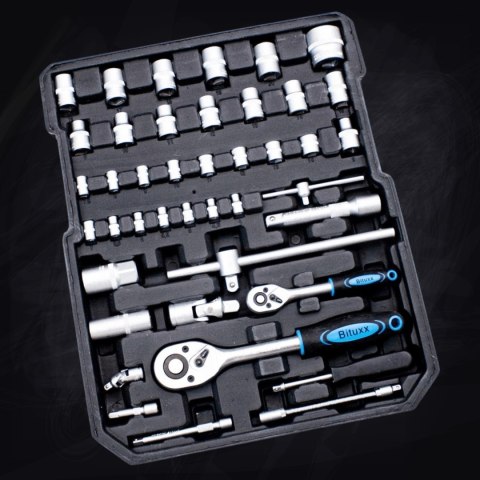 Zestaw Narzędzi Warsztatowych 1200 Elementów Walizka Klucze Bity Nasadki