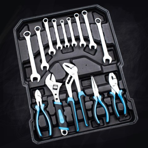 Zestaw Narzędzi Warsztatowych 1200 Elementów Walizka Klucze Bity Nasadki