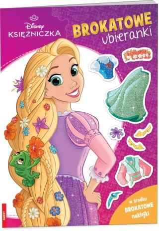 Disney Księżniczka. Brokatowe Ubieranki