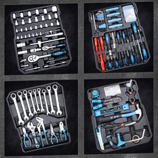 Zestaw Narzędzi BITUXX 1200 Elementów Walizka na Kółkach Warsztatowa