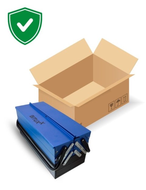 Skrzynka narzędziowa 85el niebieska zestaw warsztatowy trwały organizacja