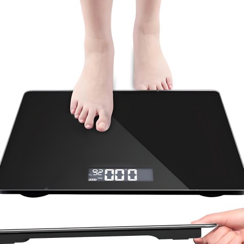Waga łazienkowa elektroniczna szklana do 180 kg LCD