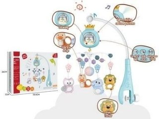 Karuzelka do łóżeczka Szara 33,5x7x26cm