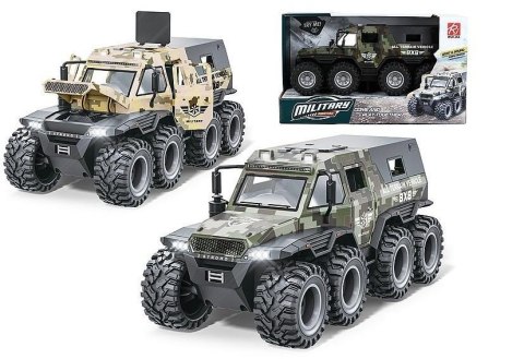 Pojazd wojskowy 8 kołowy światła dźwięk MIX