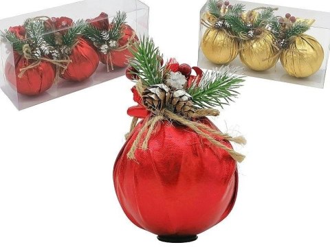 Bombka stroik 3szt MIX