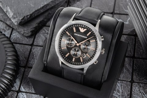 Zegarek Męski EMPORIO ARMANI Renato AR11431 + BOX